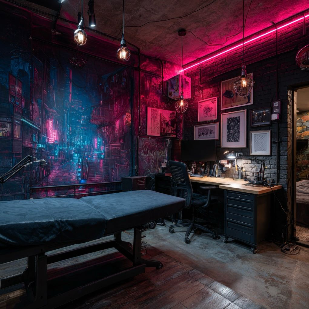 Rozmyślanie · Model II — circuit cyan